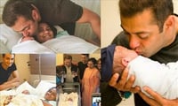 अर्पिता खान की बेटी आयत की पहली फोटो वायरल, भांजी के माथे पर Kiss करते नजर आए सलमान